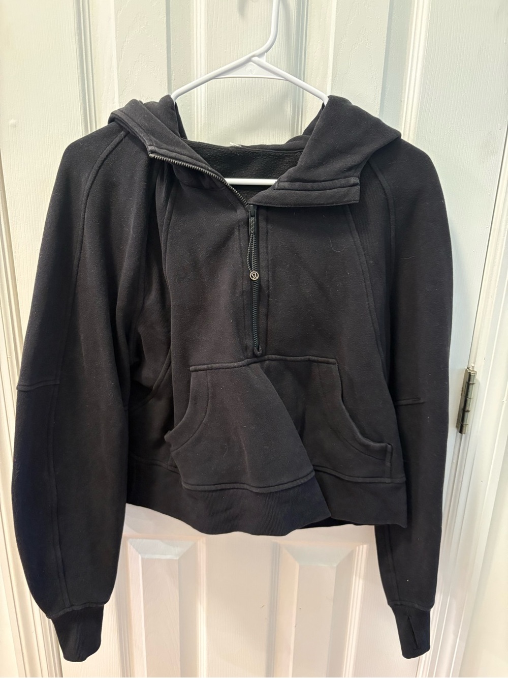 Scuba Oversized Half Zip Hoodie